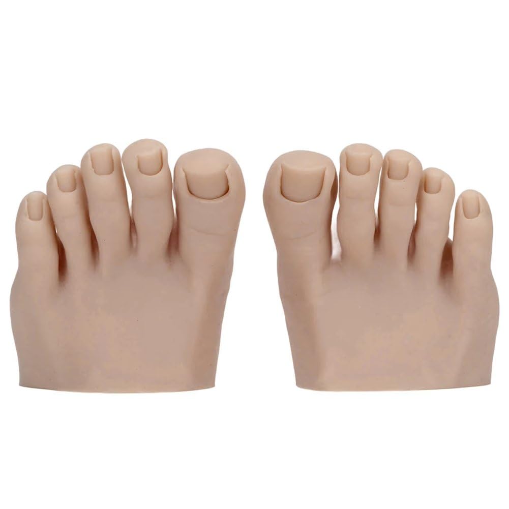 Modèle de pied en silicone de haute qualité pour présentoir et entraînement manucure