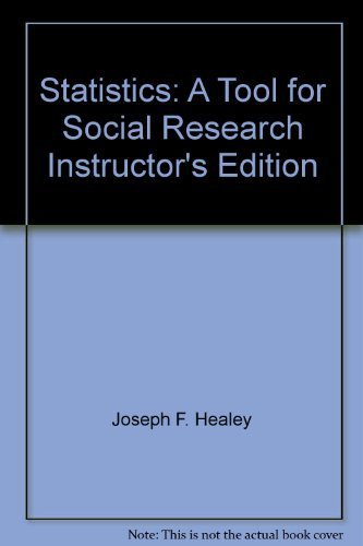 Statistics: A Tool for Social Research Instruct... B01FJ1C1T2 Book Cover