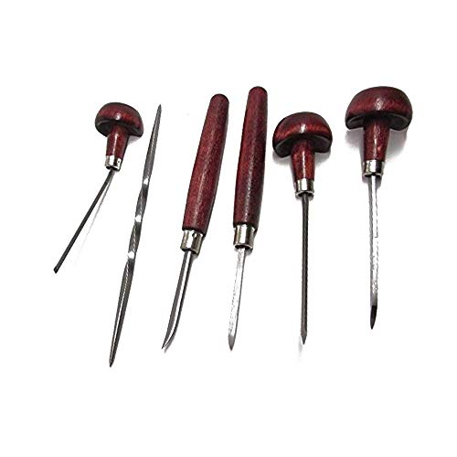 Uj Ramelson Co L334-2 E C Lyons Intaglio Set B (6 Tools) Etching Burnisher Twisted Scriber Scraper Elliptic Tint Burin cover
