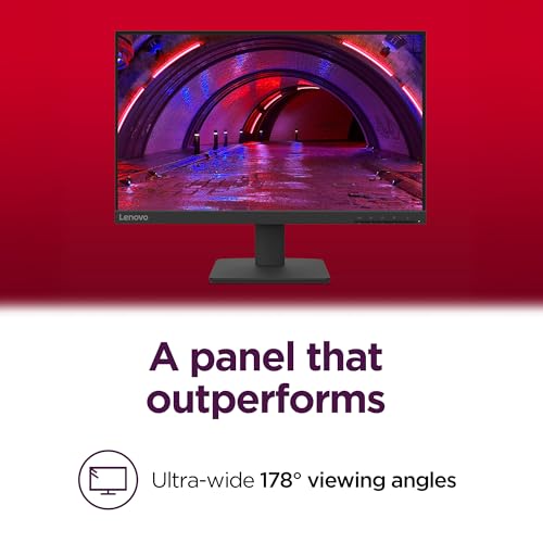 Lenovo L22-4e - Office Monitor - 21.5" FHD IPS Display - 100Hz Refresh Rate - 4 ms MPRT - 99% sRGB - Raven Black - Tilt Stand - image 3