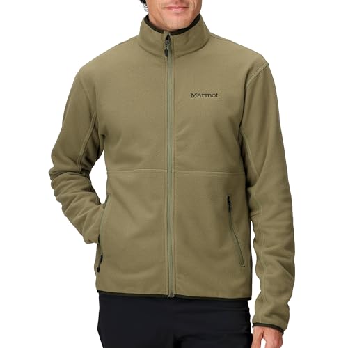 Image of MARMOT Men's Rocklin Full-Zip Jacket - Classic, Warm, Lightweight 100-Weight Fleece Layer