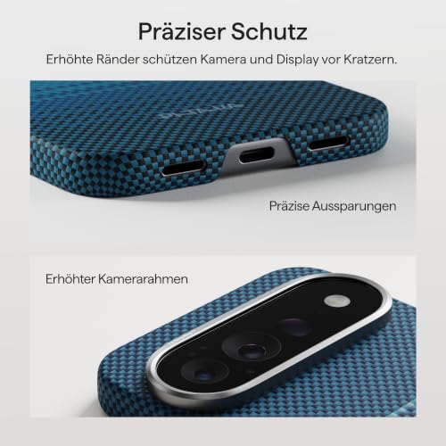 pitaka Ultradünne Hülle für Google Pixel 11 Pro Aramidfaser Mondaufgang – Ansicht 5