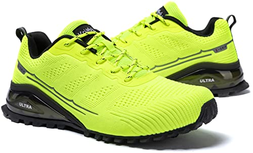 Image of ikunka Men's Fashion Sneakers Lightweight Breathable Walking Shoes Tennis Cross Training Shoe Non Slip Trail Running Shoes