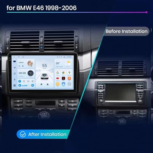 BMW E46 Android Auto inalámbrica para solucionar la navegación y llamadas 2