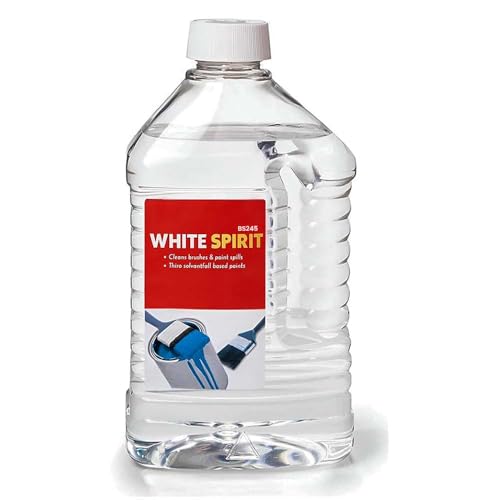 2 Litre White Spirit Paint Thinning Solvent - Multi-Purpose Cleaner Suitable for Oil-Based Paints, Cleaning Paint Spills and Brush, Degreasing and General DIY Cleaning Purposes