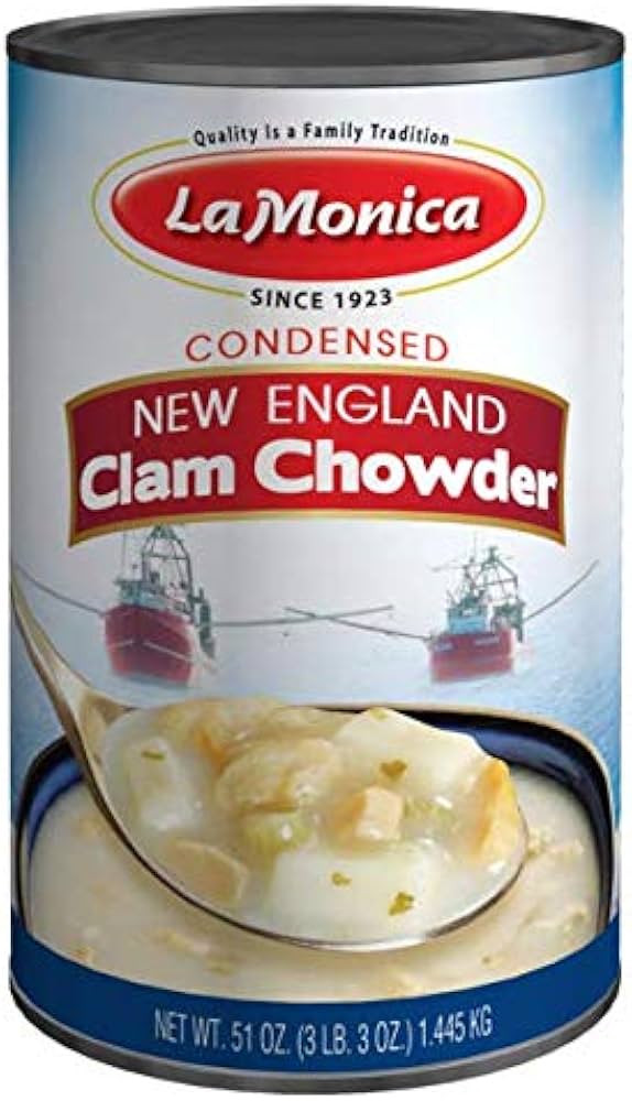 Amazon.com : LaMonica New England Clam Chowder, Condensed, 51 Oz
