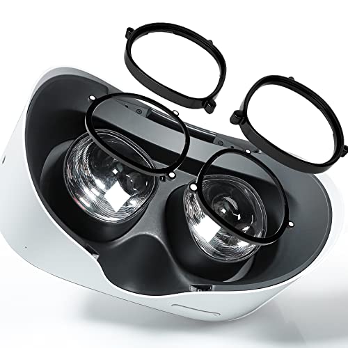 METORY Upgraded 3 Magnets Lens Protector Frame for Oculus Quest 1/2, VR Magnetic Eyeglasses Frame Accessories,Anti-Scratches Glass Spacer Protection,Used with Anti-Blue Myopia lenses(Not included)