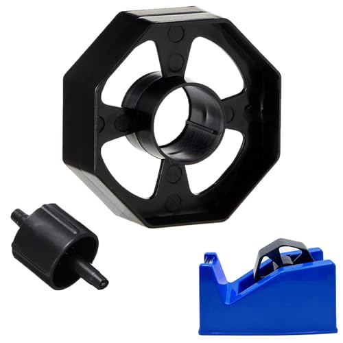 Replacement Tape Dispenser Wheel Black Durable Tape Dispenser Core and Wheel Desktop Black Durable Replacement Part 25mm Width Spare Accessory Ideal for Small Cutters Shop Office