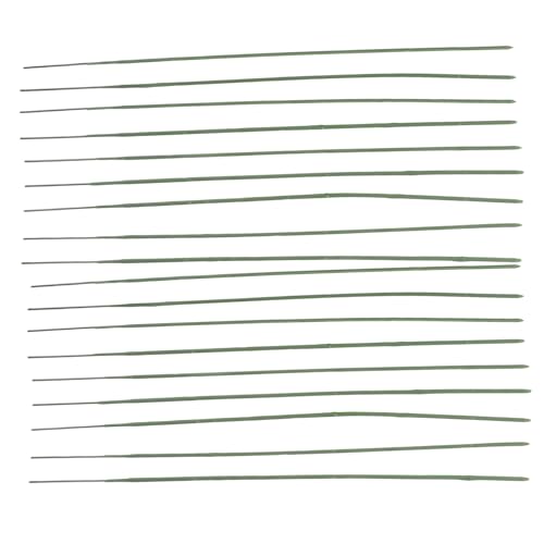 LALAFINA 100pcs DIY Flower Tower Wire Precut Floral Stems 25cm Artificial Stems for Bouquets Floral Arrangements