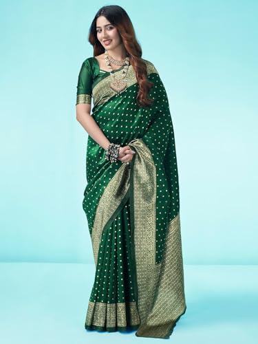 Image of Avantika Fashion Women's Kanjivaram Soft Silk Banarasi Sarees With Blouse Piece