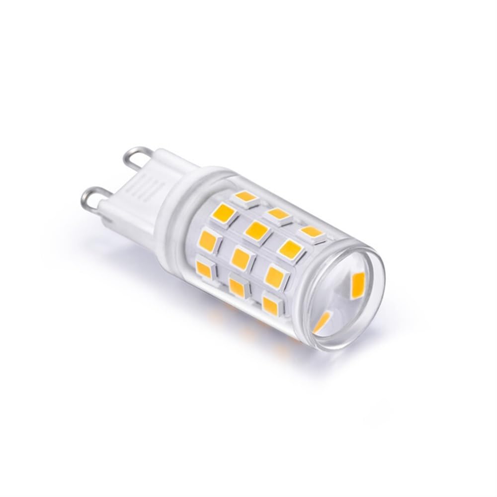 YSJX Lighting, Confezione da 20, Lampadina LED a mais 2835SMD-33LED G9 3W AC220-240v Senza sfarfallio Ceramica di piccole dimensioni + Lampade PC Lampadine per la casa(Cool white)