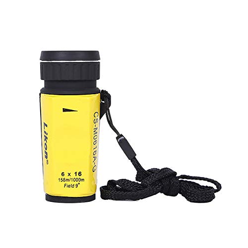 Mini 6x16 Monoculars with Golf Reticle Portable HD Optical Monocular