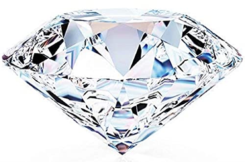 Moissanite en vrac 3,25 carats et argent sterling AMZ2169