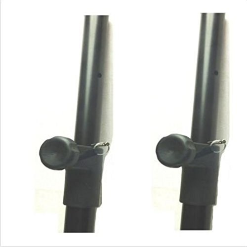 (2) Two Sub Woofer to Speaker Pole Adjustable Extension Shaft for 1 3/8