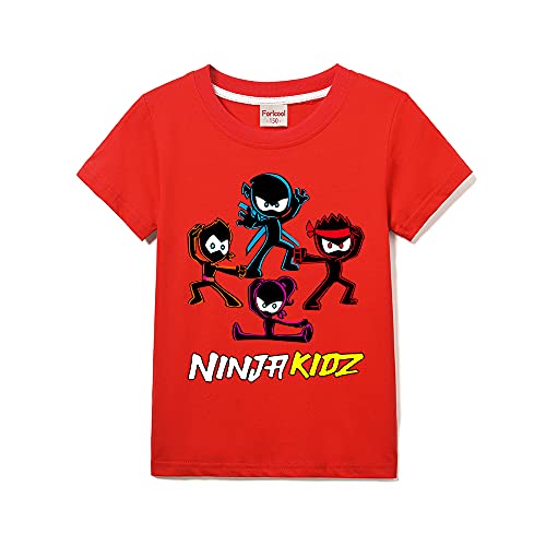 Ninja Kidz t-shirt anti-irritation en coton souple pour enfants actifs