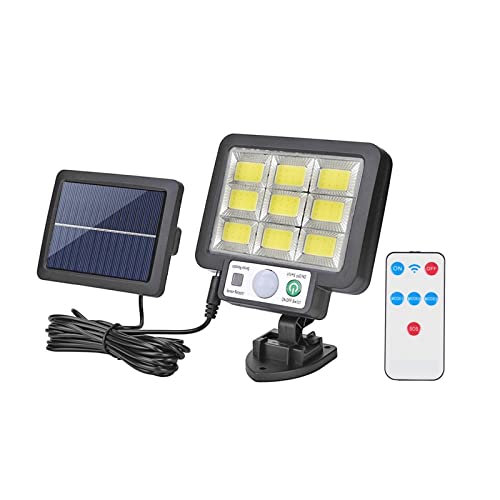 Luces solares al aire libre 160COB con sensor de movimiento y tres modos de iluminación