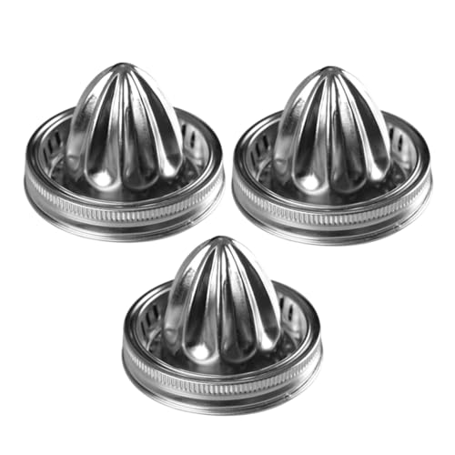 PRETYZOOM Hand Citrus Juicer Lid Manual Juicing on Jars Silent and Nutritious Extraction