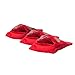 Fecihor 3 Pack of Reusable Microwave Potato Cooker Bag, Potato Pouch Cooker, Perfect Potatoes Just in 4 Minutes, Red