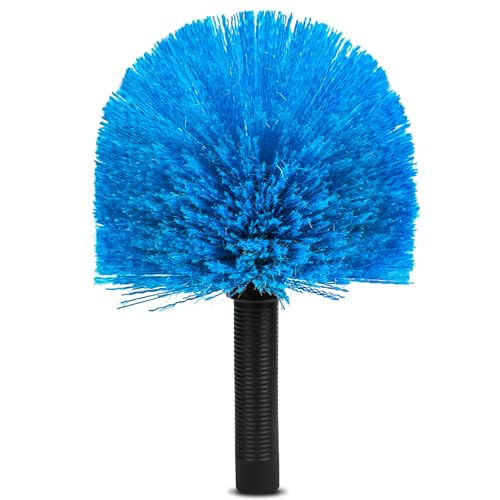 Image of Replacement Cobweb Duster Brush Head - Twist-On, Fits Standard 3 /4″ Threaded Poles, Spider Wed Brush Refill, Dust & Cobweb Remover for High Ceilings and Corners