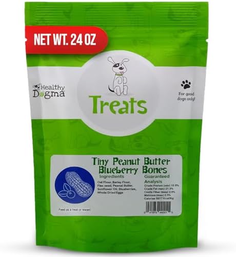 Healthy Dogma Peanut Butter Dog Treats | Peanut Butter & Blueberr...