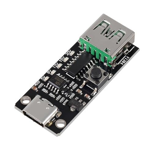 Image of 4pcs USB-C PD QC DC 5V 9V 12V 15V 20V Adjustable Voltage Power Trigger Module 5A Type-C Female USB Port Input (Type-C Female USB)