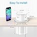 Pop Up Outlet with 15W Wireless Charger, 4 AC Outlets & PD 20W USB Fast Charging, 4.75 inch Desk Hole Power Grommet Connect 6FT Cord for Office, Conference, Kitchen Use(ETL & FCC Listed)