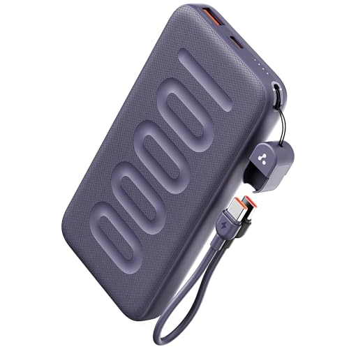 Ambrane 10000mAh Slim & Compact Powerbank with in-Build Type C Ca...