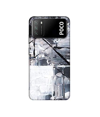 Image of Amazon Brand - Solimo Designer Gary Canvas 3D Printed Hard Back Case Mobile Cover for Mi Poco M3