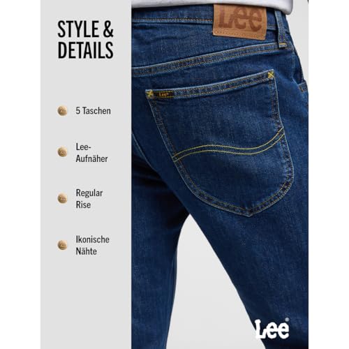 Lee - Jeans Herren - Regular Straight Fit - Daren Zip Fly – Ansicht 5