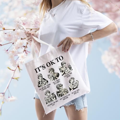 Bolso Tote para Mujer TSOTMO de Lona con Diseño miniatura 5