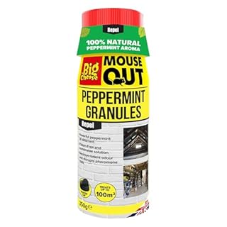 The Big Cheese Mouse Out Peppermint Granules – 350g Non-Toxic Rat & Mouse Deterrent | Poison-Free Rodent Repellent | Safe for Food Storage Areas
