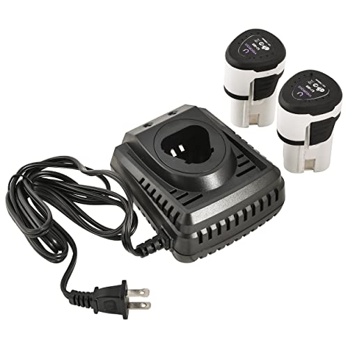 VI Replacement Battery Charger with 2 Batteries Included