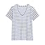 B.stripe- White/Navy