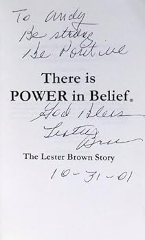 Paperback There is POWER in Belief Book
