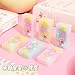 6pcs - Jelly Semi Transparent Star Eraser Art Drawing Sketching Eraser-Star Eraser
