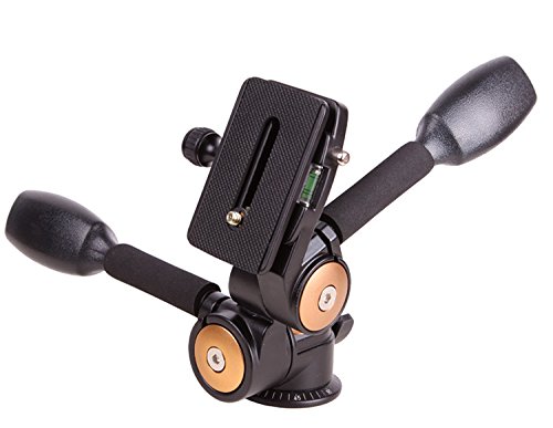 Koolehaoda Q80 Double Handle Three-Dimensional 3D Ball Head With Quick Release Plate #TOP3