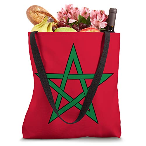 Bolsa Tote con bandera Moorish American Proud Moors Moorish Moroccan Amexem miniatura 4