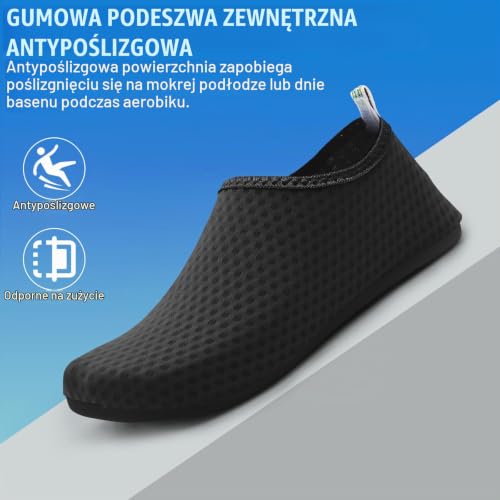 Buty plażowe, buty do jogi, oddychające, szybkoschnące, antypoślizgowe buty barefoot na plażę, do uprawiania sportu, surfingu i pływania, odpowiednie dla mężczyzn i kobiet