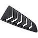 Danti 2PCS Matte Black GT Lambo Style Quarter Side Window Scoop Louvers ABS Window Visor Cover Sun Rain Shade Vent fit for Ford Mustang 2015 2016 2017 2018 2019 2020 2021