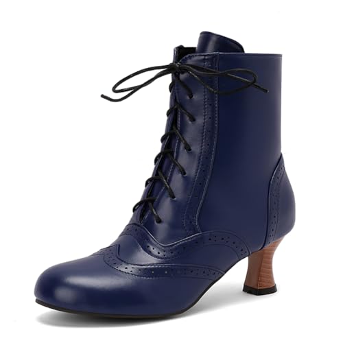Bottines de style victorien aux finitions soignées pour robe de bal