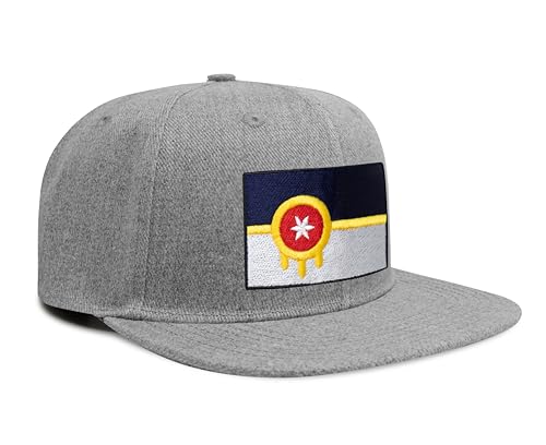 Image of International Tie City Hat for Men and Women, Adjustable Snapback Trucker Baseball Cap with Embroidered Patch