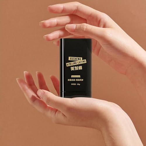 Image of DarkEight Hair Color Stick for White Hair Coverage | Waterproof & Sweat-Proof Hair Dye Touch-Up | Easy-to-Use Comb Applicator | Quick Root Touch-Up Stick for Men & Women | Temporary Hair Color Pen (BLACK)