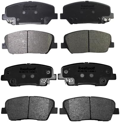 Amazon: IBESTWOLF Front and Rear Ceramic Brake Pads for 2010-2016