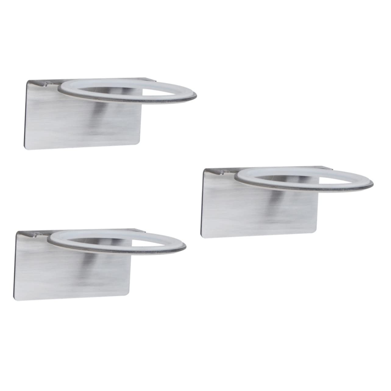 DOITOOL 3pezzi Supporto Per Asciugacapelli Da Muro Acciaio Inossidabile Organizer Per Phon Facile Installazione e Design Moderno Per Bagno e Camera Da Letto Pratico e Resistente