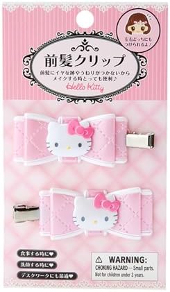 Amazon.co.jp: サンリオ(SANRIO) サンリオ 前髪クリップ キルトリボン 