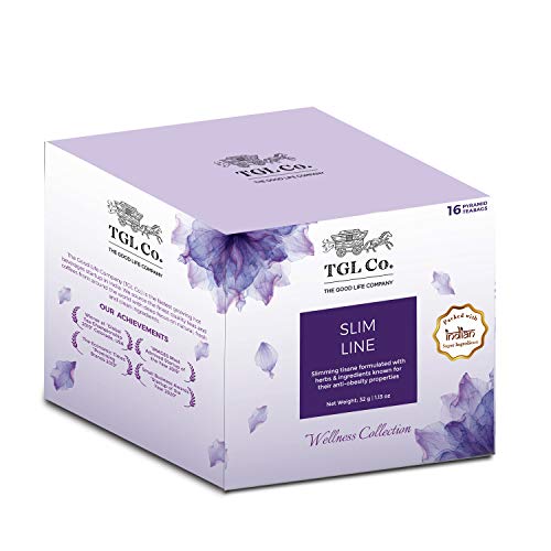 Image of TGL Co.Slim Line Green Tea Infusion (16 Tea Bags)|Rich in Anti Oxidant | Refreshing | No Artificial flavor | Improve Digestion