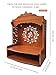 DIVOKAH® Beautiful Wooden Pooja Mandir for Home/Temple for Home and Office/Puja Mandir/Puja Stand/Pooja Mandapam with LED Spot Light (8 MM Plywood Thickness) (WDN LED OMFLV)