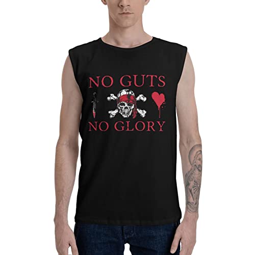 Pirate No Guts No Glory t-shirt sans manches pour masquer la transpiration