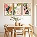 DRACIT Framed Abstract Colorful Wall Art Set of 3 Modern Multicolor Wall Decor Minimalist Line Atrwork for Living Room, Bedroom, Office 16x24 Inches
