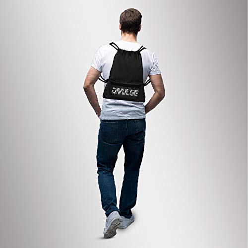 Image of DIVULGE Thunder Drawstring Daypack bag, Sports bag, Gym bags With Zip pocket (16 L Backpack)